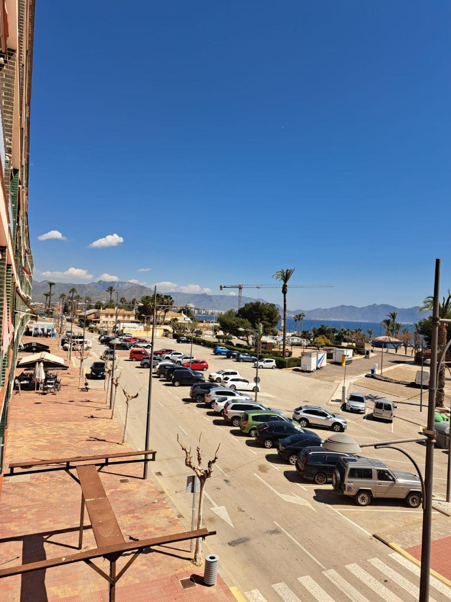 Vistas Al Mar Desde La Playa De El Rihuete En Puerto De Mazarronアパートメント エクステリア 写真